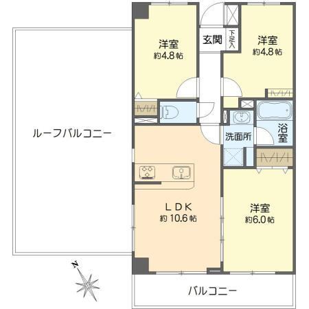 3LDK apartment in Konan Ward, Yokohama, Kanagawa - Photo 1