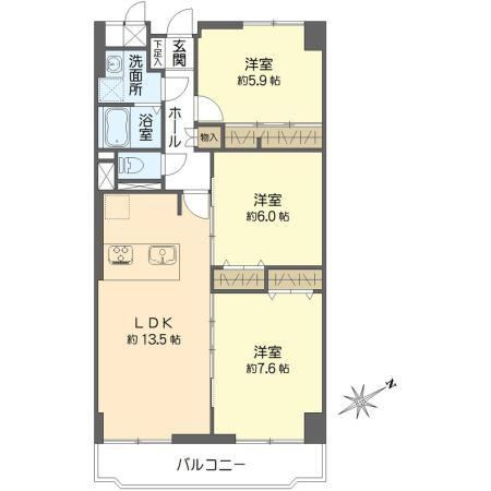 3LDK apartment in Edogawa Ward, Tokyo - Photo 1