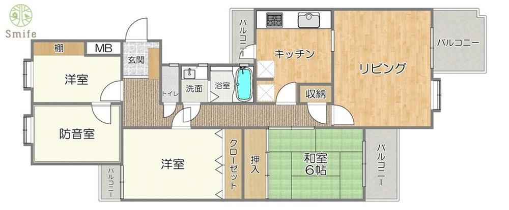 4LDK apartment in Chuo Ward, Hamamatsu, Shizuoka - Photo 1