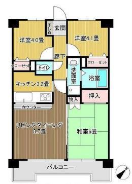 3LDK apartment in Midori Ward, Chiba - Photo 1
