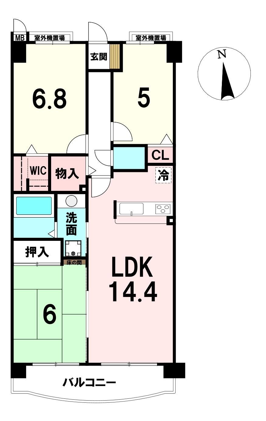 3LDK apartment in Otsu, Shiga - Photo 1