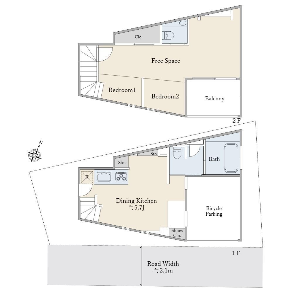 1DK house in Koto Ward, Tokyo - Photo 1