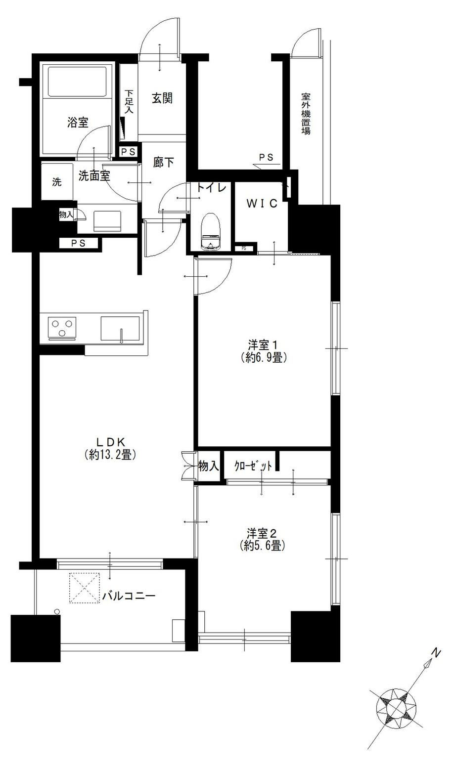 2LDK apartment in Chuo Ward, Tokyo - Photo 1