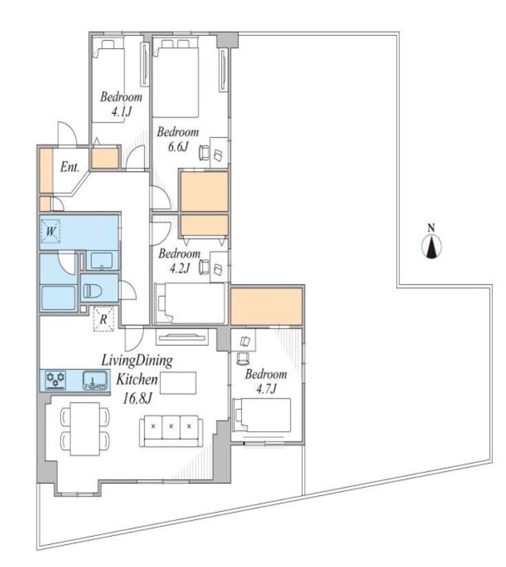 4LDK apartment in Katsushika Ward, Tokyo - Photo 1