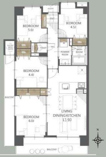 4LDK apartment in Numazu, Shizuoka - Photo 1