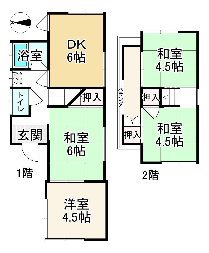 4DK house in Kashihara, Nara - Photo 1