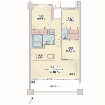 3LDK apartment in Tsuzuki Ward, Yokohama, Kanagawa - Photo 1