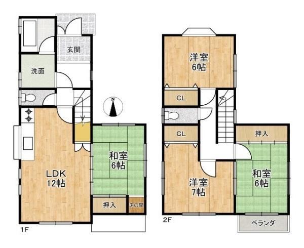 4LDK house in Koryo, Kitakatsuragi District, Nara - Photo 1