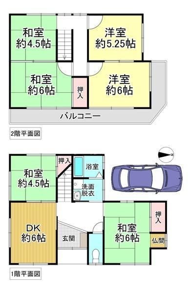 6DK house in Yao, Osaka - Photo 1