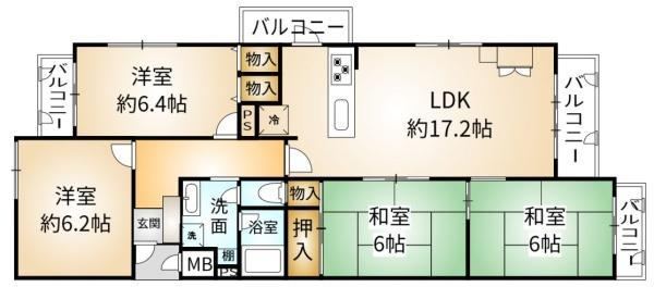 4LDK apartment in Ikoma, Nara - Photo 1