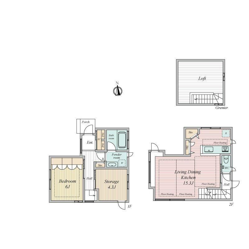 1LDK+S house in Komae, Tokyo - Photo 1