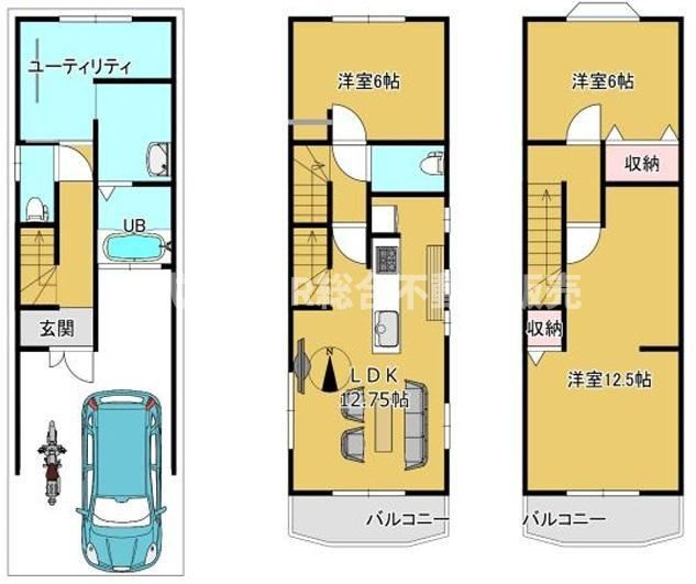 3LDK house in Higashiosaka, Osaka - Photo 1