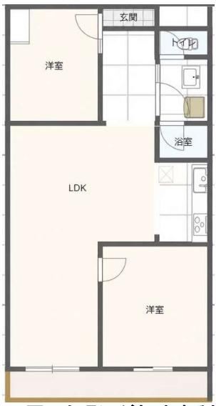 2LDK apartment in Higashiyodogawa Ward, Osaka - Photo 1