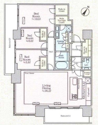 3LDK apartment in Minami Ward, Sagamihara, Kanagawa - Photo 1