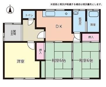 3DK house in Toyohashi, Aichi - Photo 1