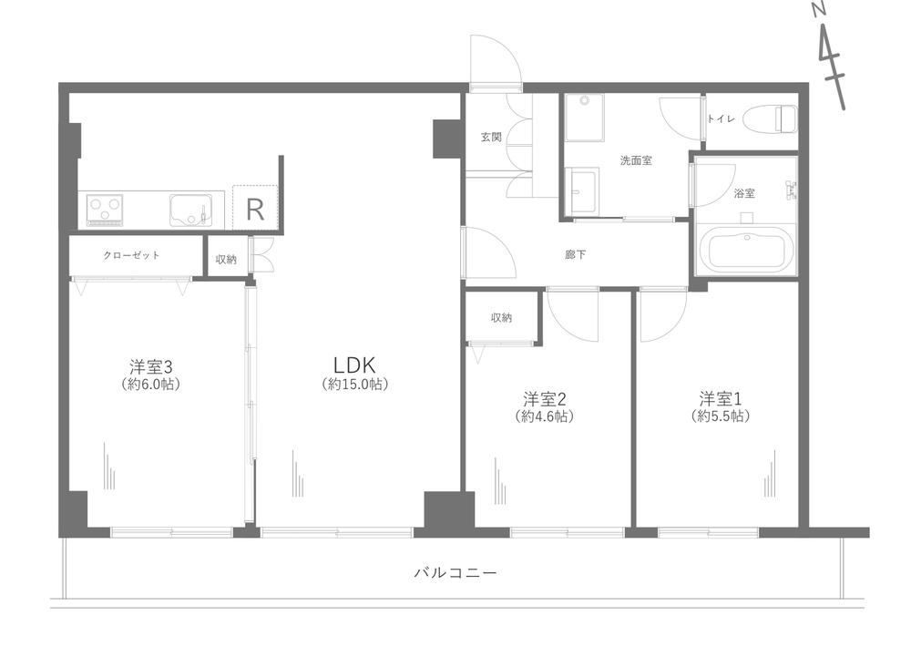 3LDK apartment in Minami Ward, Yokohama, Kanagawa - Photo 1