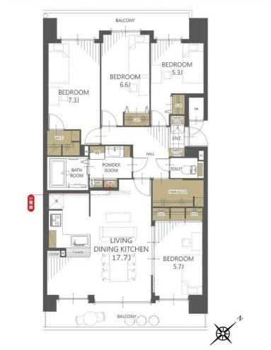 4LDK apartment in Chuo Ward, Sapporo, Hokkaido - Photo 1