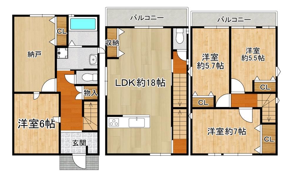 4LDK house in Takatsuki, Osaka - Photo 1