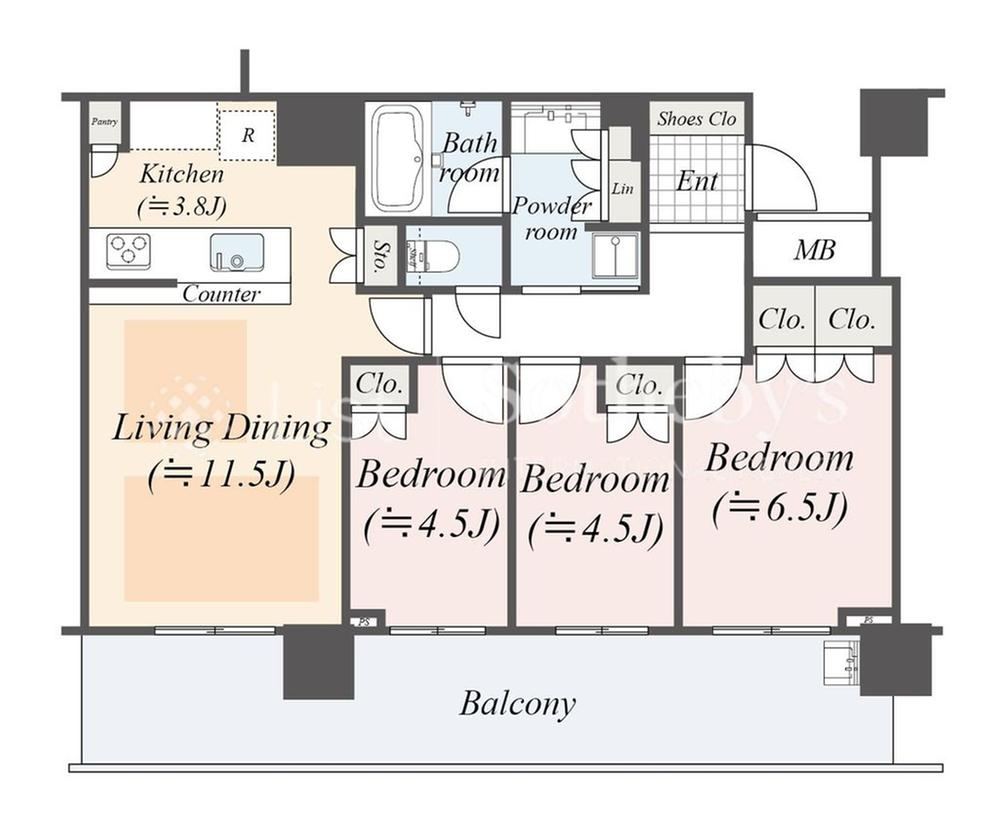 3LDK apartment in Kita Ward, Osaka - Photo 1