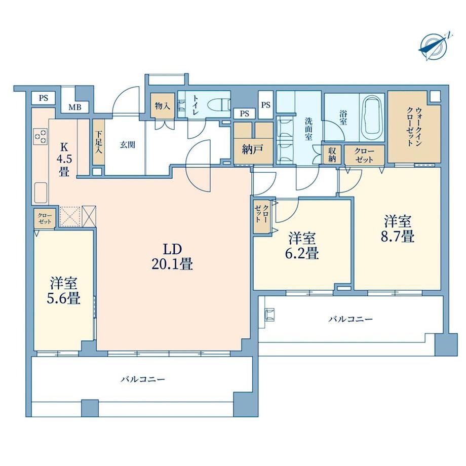 3LDK apartment in Setagaya Ward, Tokyo - Photo 1