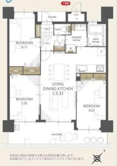 3LDK apartment in Asaminami Ward, Hiroshima - Photo 1