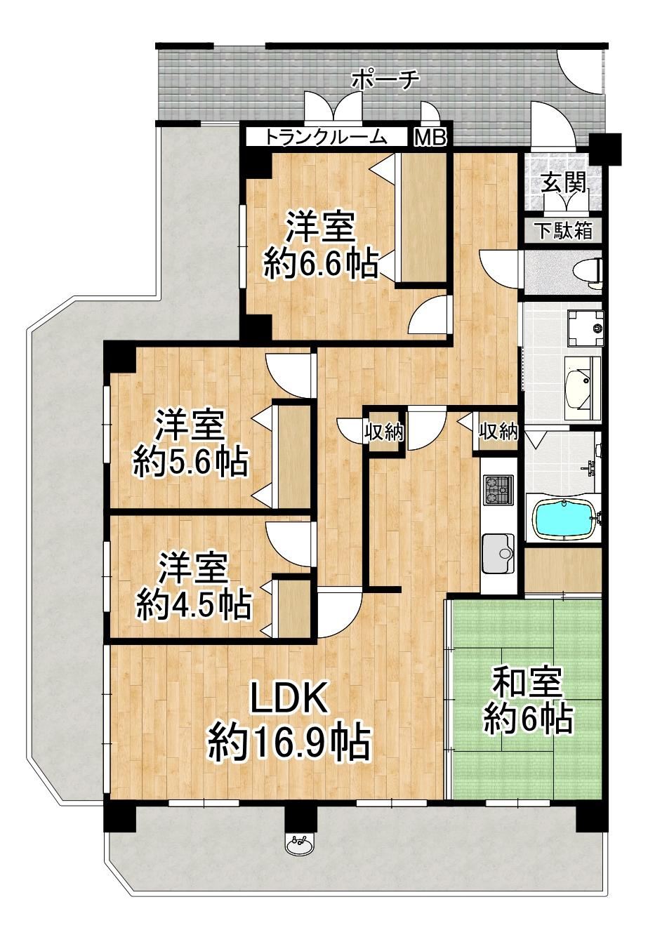 4LDK apartment in Nara, Nara - Photo 1