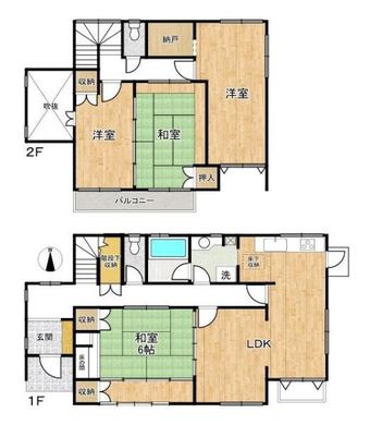 4LDK+S house in Koryo, Kitakatsuragi District