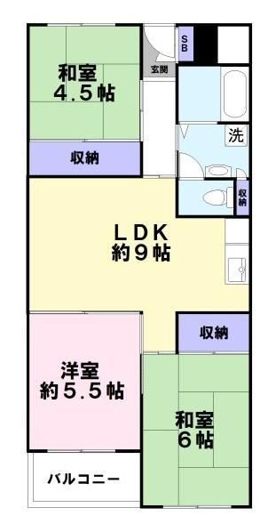 3LDK apartment in Hyogo Ward, Kobe, Hyogo - Photo 1
