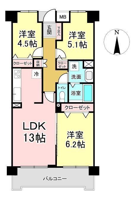 3LDK apartment in Taihaku Ward, Sendai, Miyagi - Photo 1