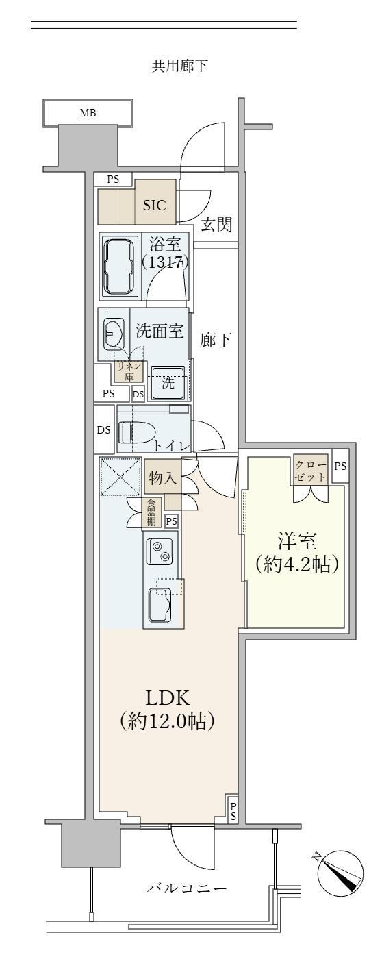 1LDK apartment in Shinjuku Ward, Tokyo - Photo 1