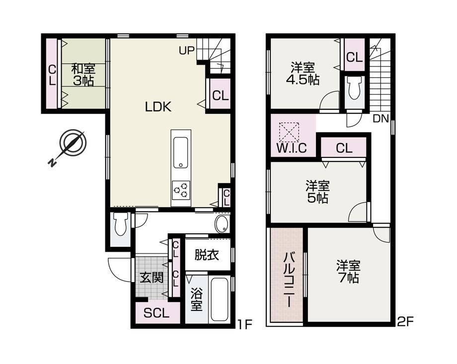 3LDK+S house in Izumiotsu, Osaka - Photo 1