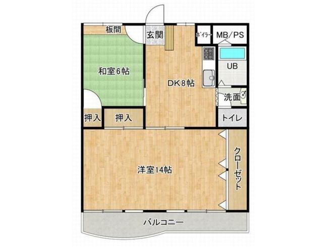 2DK apartment in Yamashina Ward, Kyoto - Photo 1
