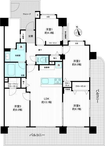 4LDK apartment in Itabashi Ward, Tokyo - Photo 1