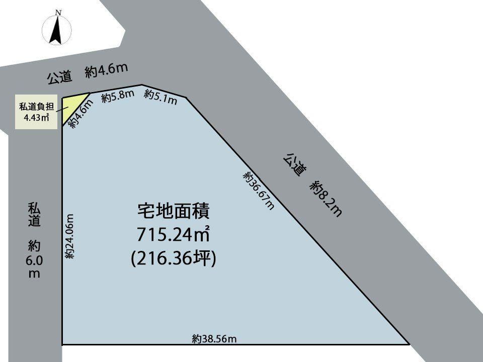 715 m² land in Nishi Ward, Niigata - Photo 1