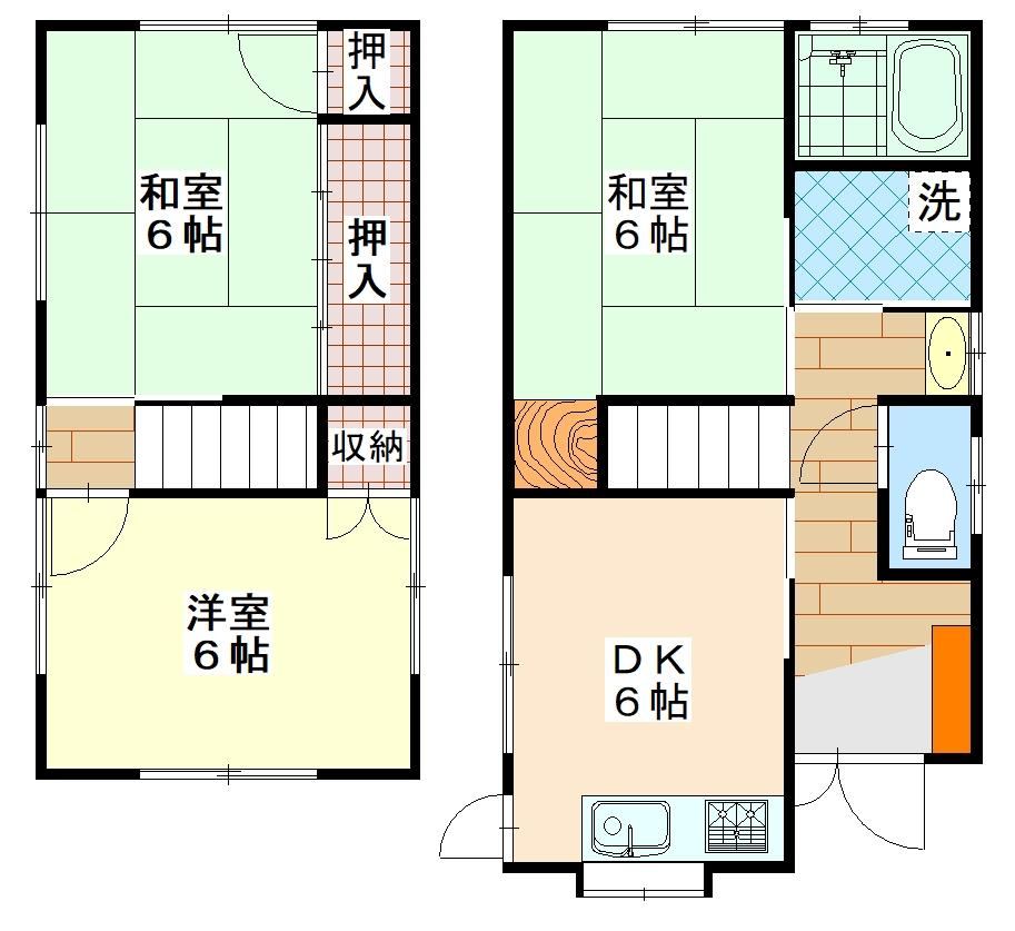 3DK house in Fuchu, Aki District, Hiroshima - Photo 1