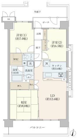 3LDK apartment in Koto Ward, Tokyo - Photo 1