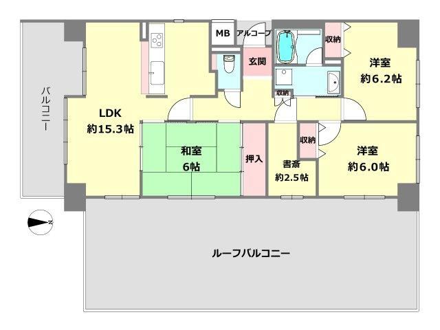 3LDK+S apartment in Kawanishi, Hyogo - Photo 1