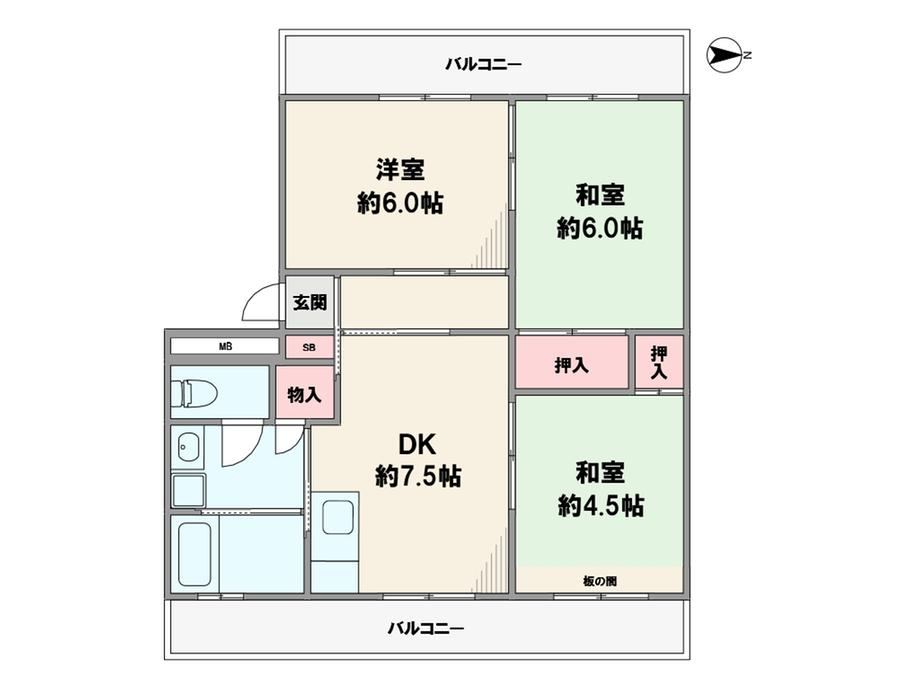 3DK apartment in Amagasaki, Hyogo - Photo 1