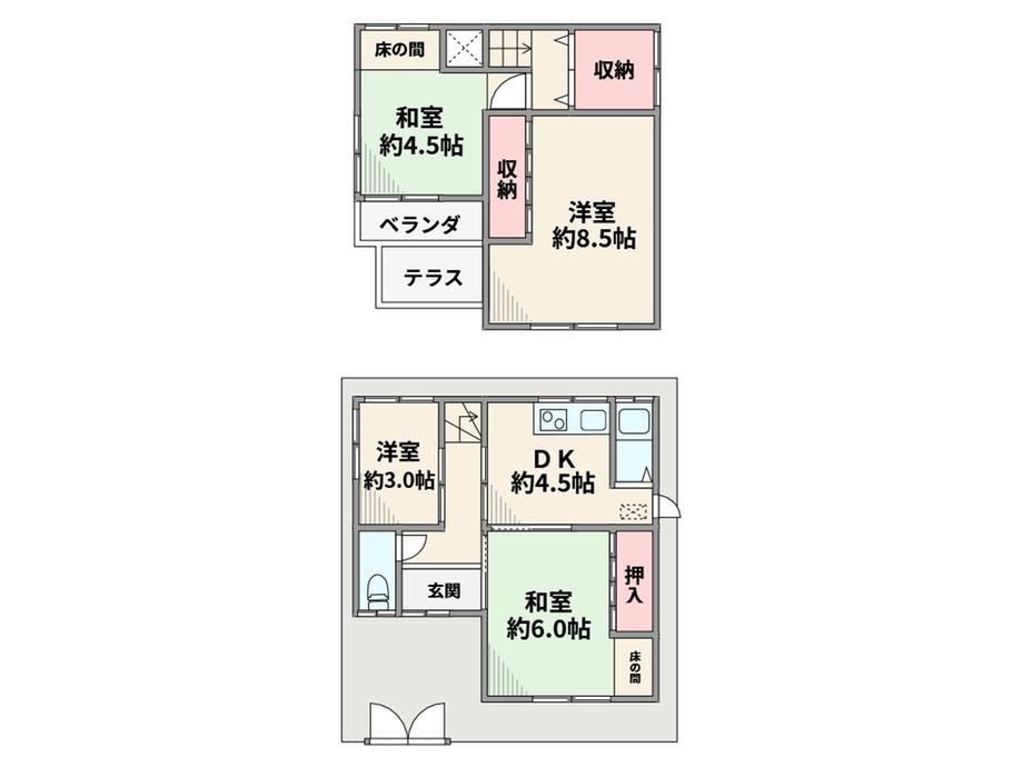 4DK house in Amagasaki, Hyogo - Photo 1