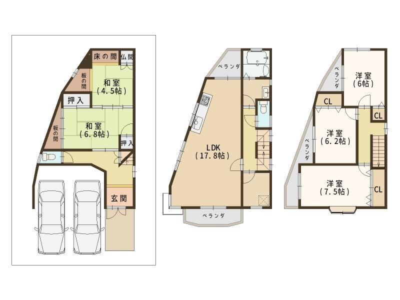 5LDK house in Higashi Ward, Sakai, Osaka - Photo 1