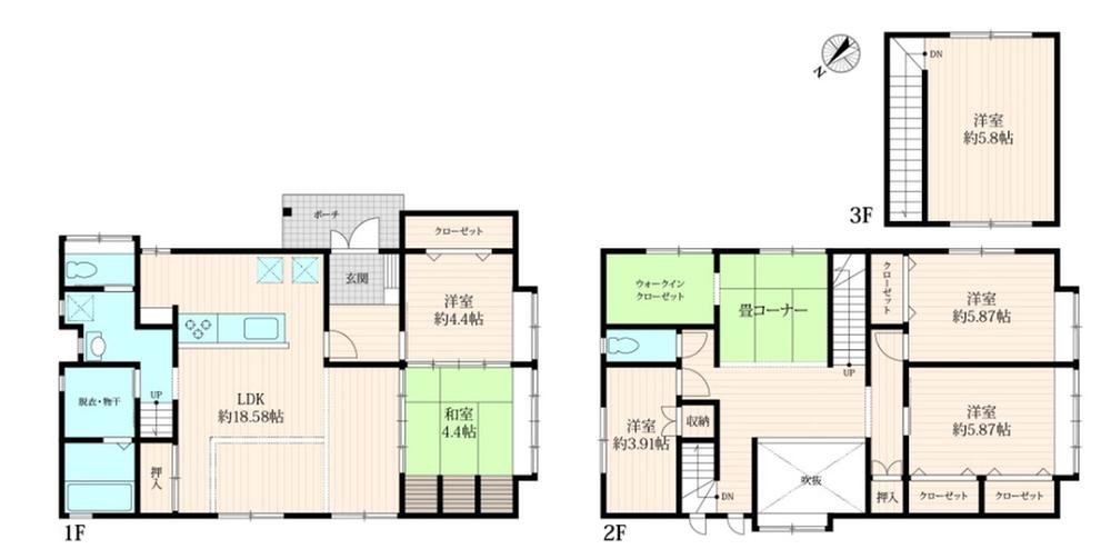6LDK house in Shime, Kasuya District, Fukuoka - Photo 1