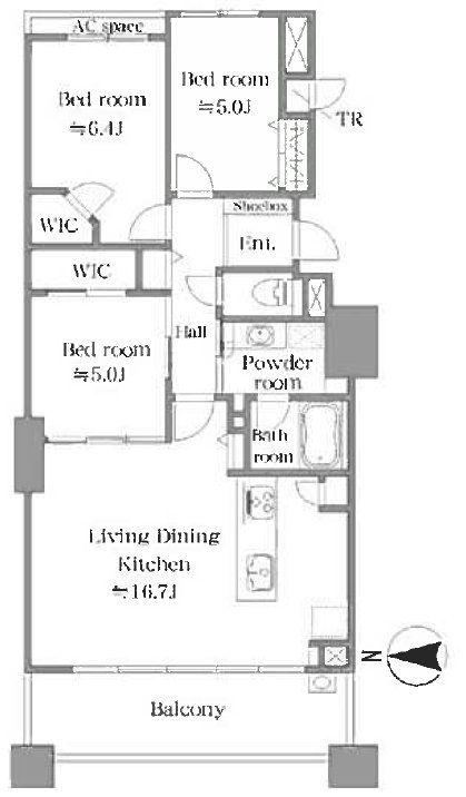 3LDK apartment in Takatsu Ward, Kawasaki, Kanagawa - Photo 1