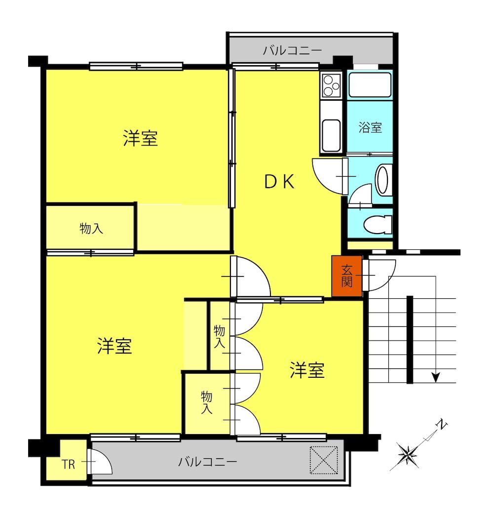 3DK apartment in Inagi, Tokyo - Photo 1