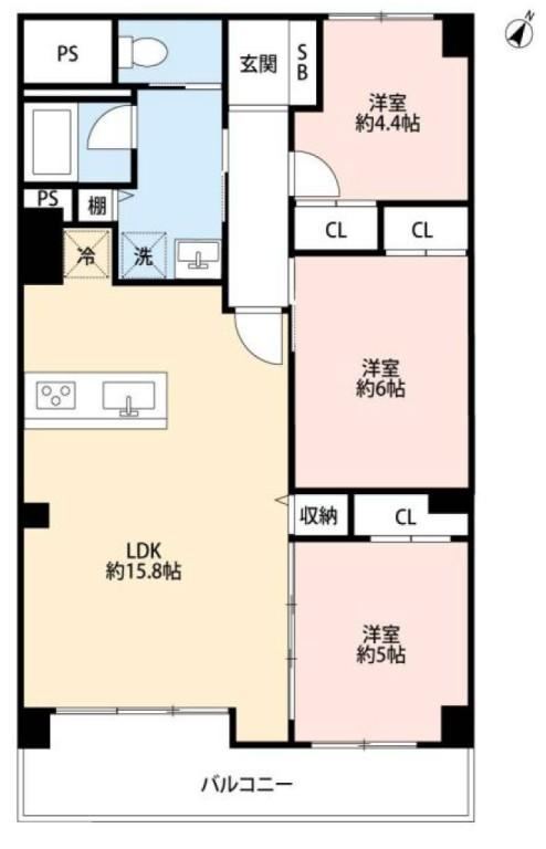 3LDK apartment in Suita, Osaka - Photo 1