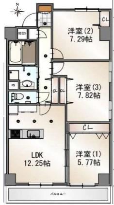 3LDK apartment in Chuo Ward, Osaka - Photo 1
