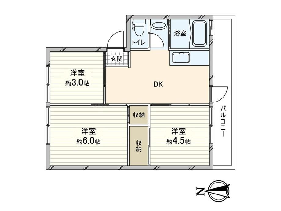 3DK apartment in Suminoe Ward, Osaka - Photo 1