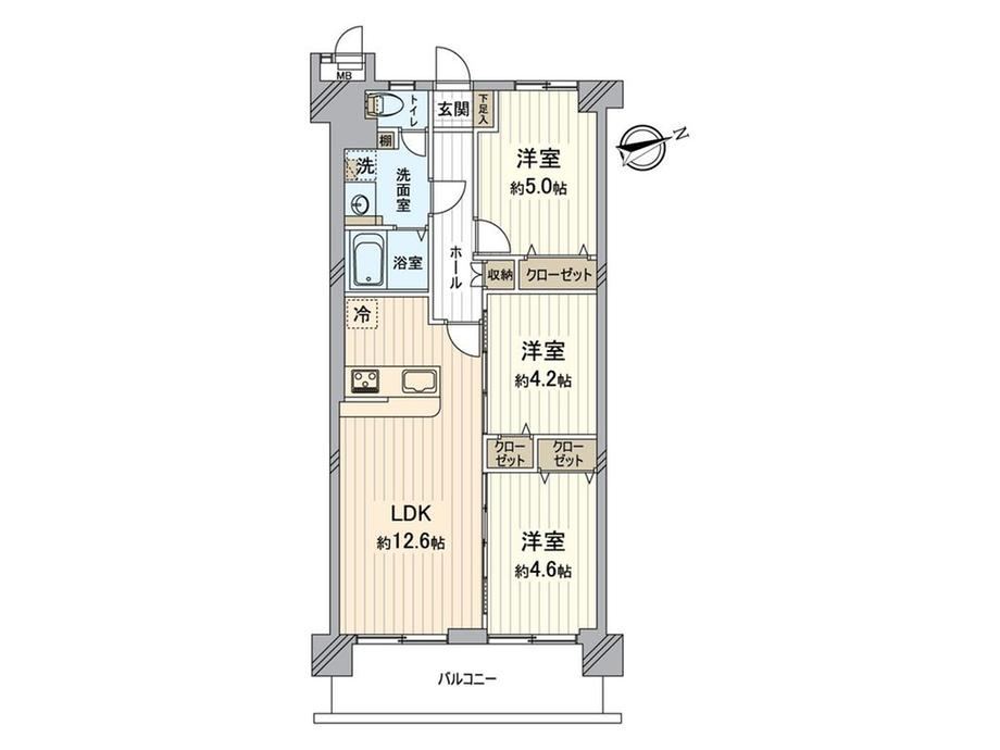 3LDK apartment in Higashiyodogawa Ward, Osaka - Photo 1