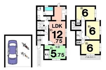 4LDK house in Joyo