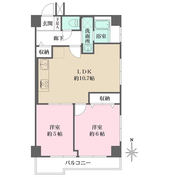 2LDK apartment in Itabashi Ward, Tokyo - Photo 1