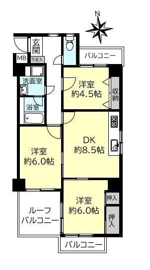 3DK apartment in Akashi, Hyogo - Photo 1